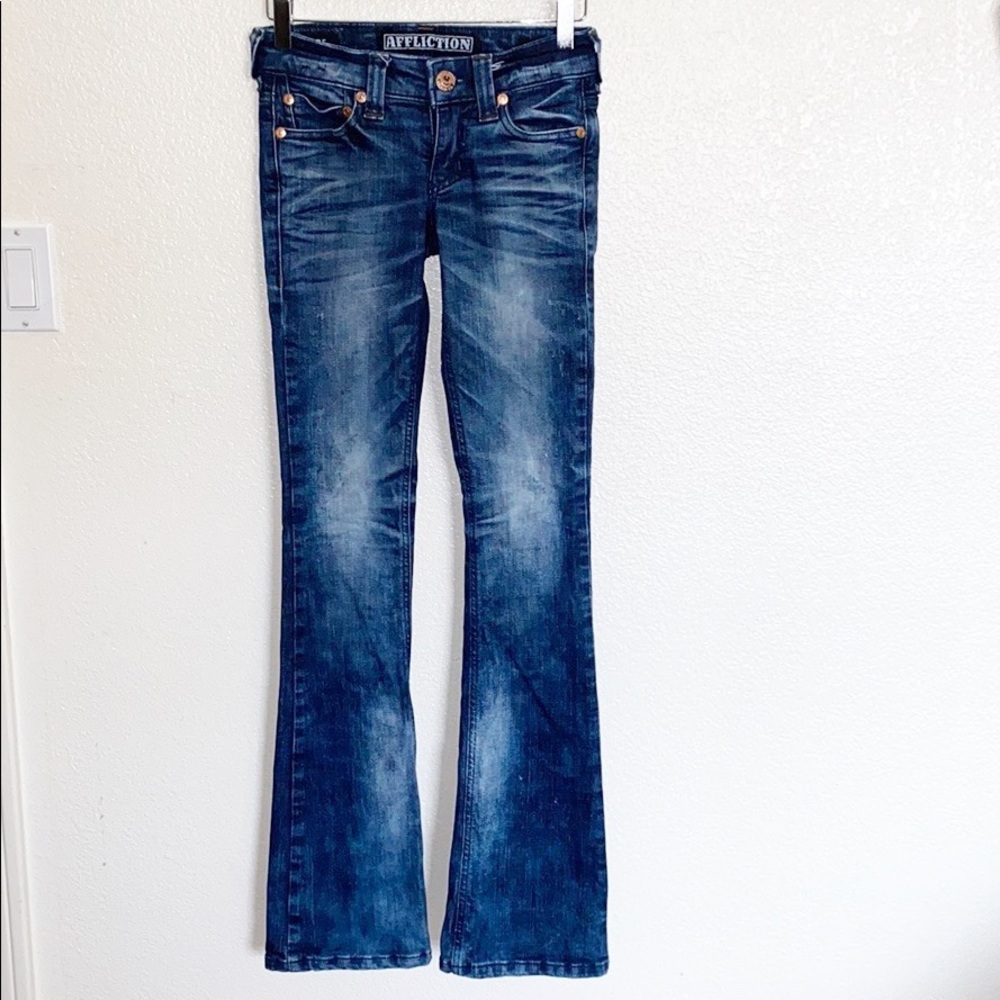 Affliction Dark Wash Jade Bootcut Jeans